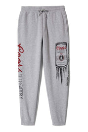 BRIXTON Coors Light Silver Speed Sweatpants - Heather Grey
