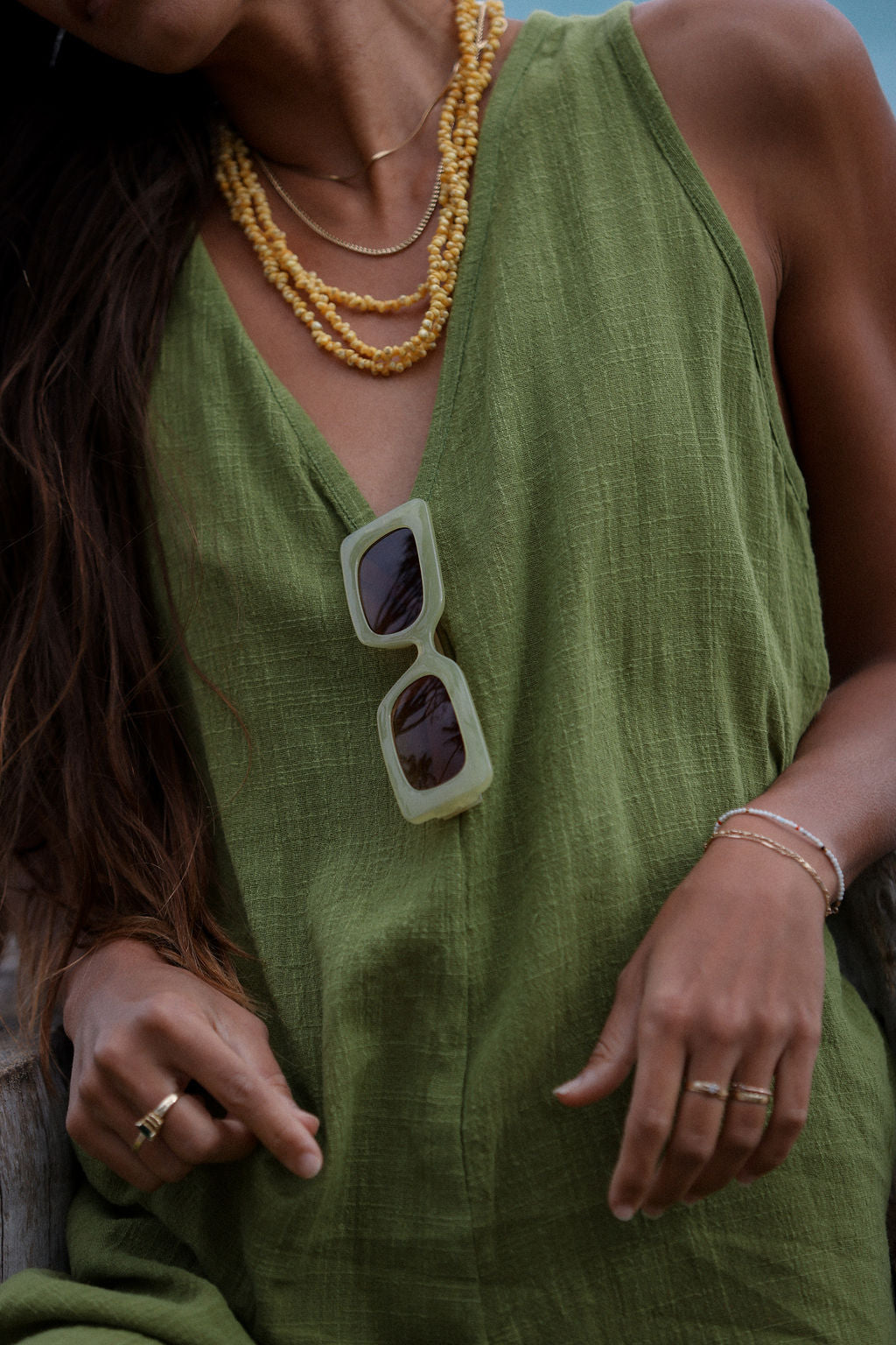 Salt + Sea Toni Jumpsuit  (Fern)