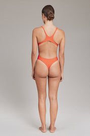 ACACIA Pepper Full Piece - Women's Cutout Back One Piece (Dijon)