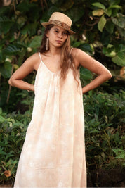 Tina Maxi Dress - Opihi Blush, Opihi Apricot