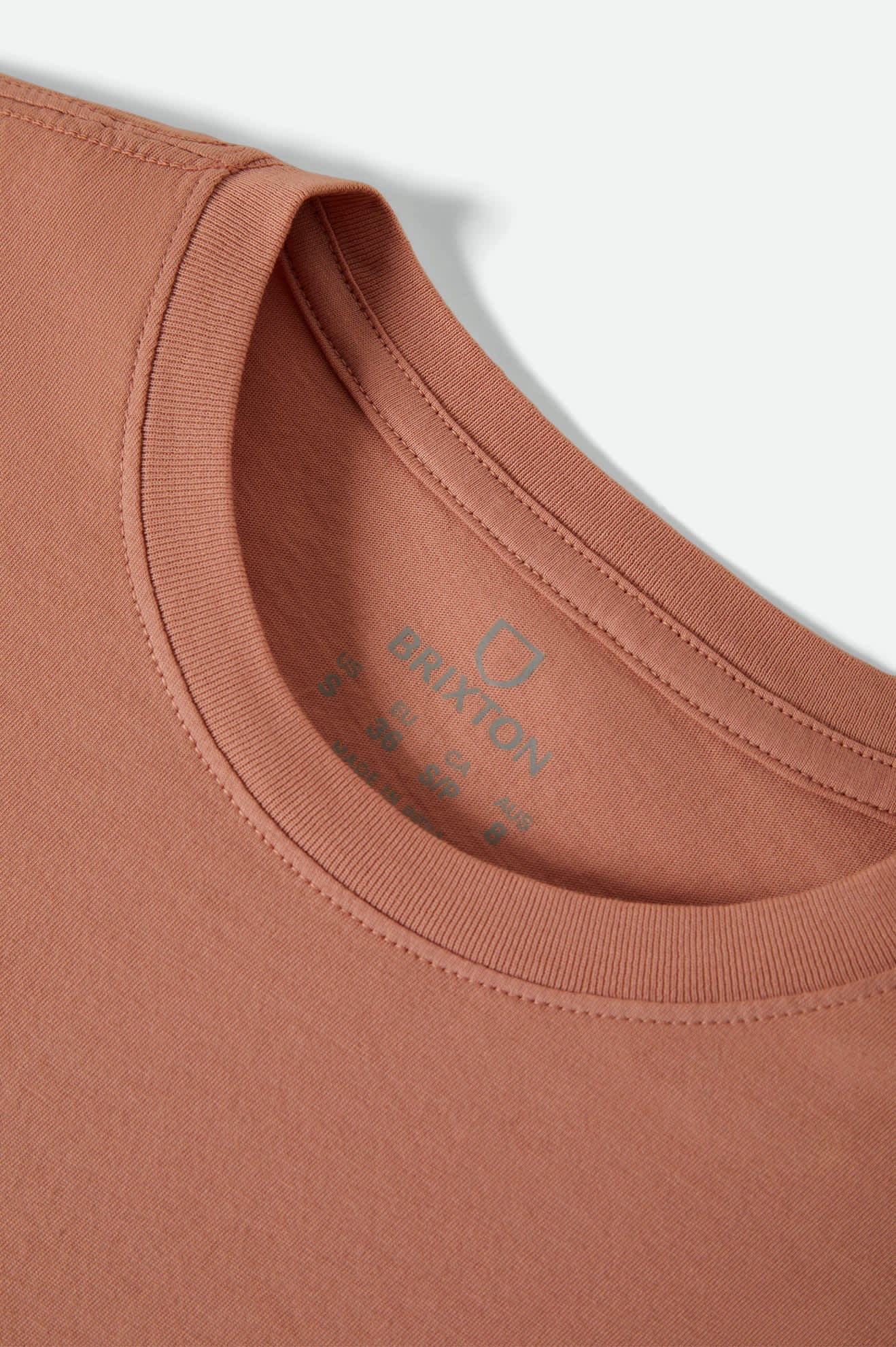 BRIXTON Tossed Dice Crew Tee - Italian Clay