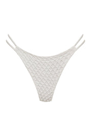 ACACIA Beau Crochet Swim Bottom (White)