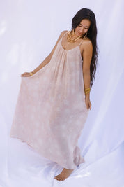 Tina Maxi Dress - Opihi Blush, Opihi Apricot