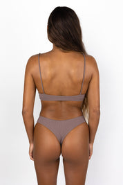 Everyday Bottom - Spearmint, Ballet Blue Ribbed