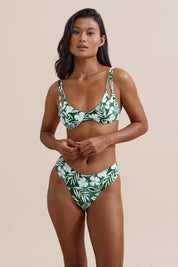Stone Fox Zola Swim Bikini High Hip Bottom  (Flora)