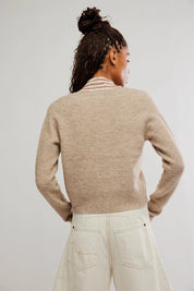 Free People School Girl Cardigan - Feather Grey