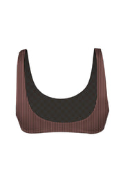 MAI Bonita Top (Python, Petite Fleur, Rosewood Ribbed)