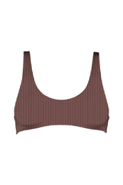 MAI Bonita Top (Python, Petite Fleur, Rosewood Ribbed)