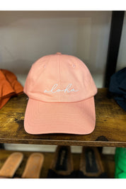 Salt + Sea Aloha Dad Hat - Pink/White