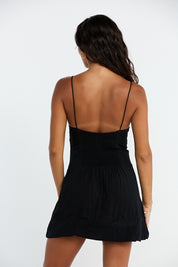 Jaden Mini Dress - Black, Vintage Orchid, Miter