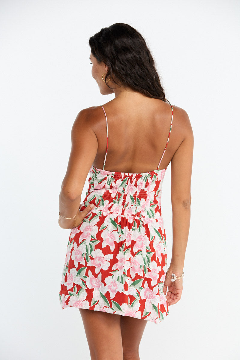 Jaden Mini Dress - Black, Vintage Orchid, Miter