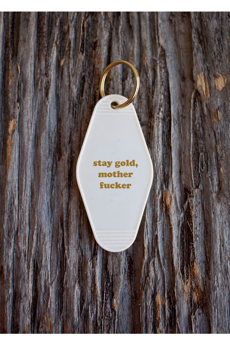 Stay Gold Key Tag