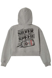 BRIXTON Coors Silver Speed Zip Up - Heather Grey