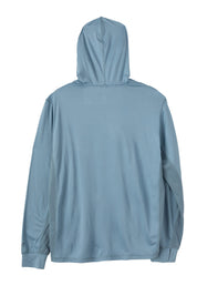 Dark Seas Bimini UV Hooded Long Sleeve Tee (Blue)
