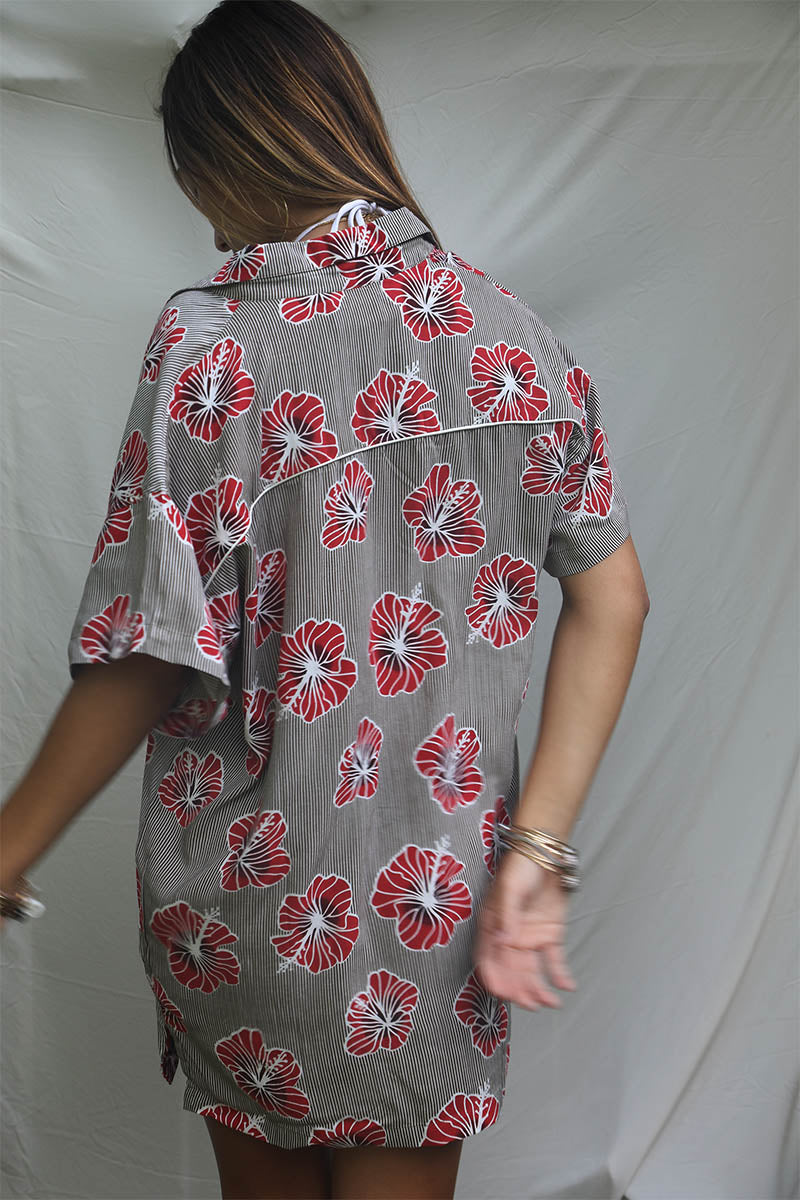 Aloha Shirt - Bruna, Hapa, Hebrew Cone