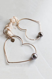 MAI LOVE Heart of the Sea Hoops - L