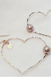 MAI LOVE Heart of the Sea Hoops - L