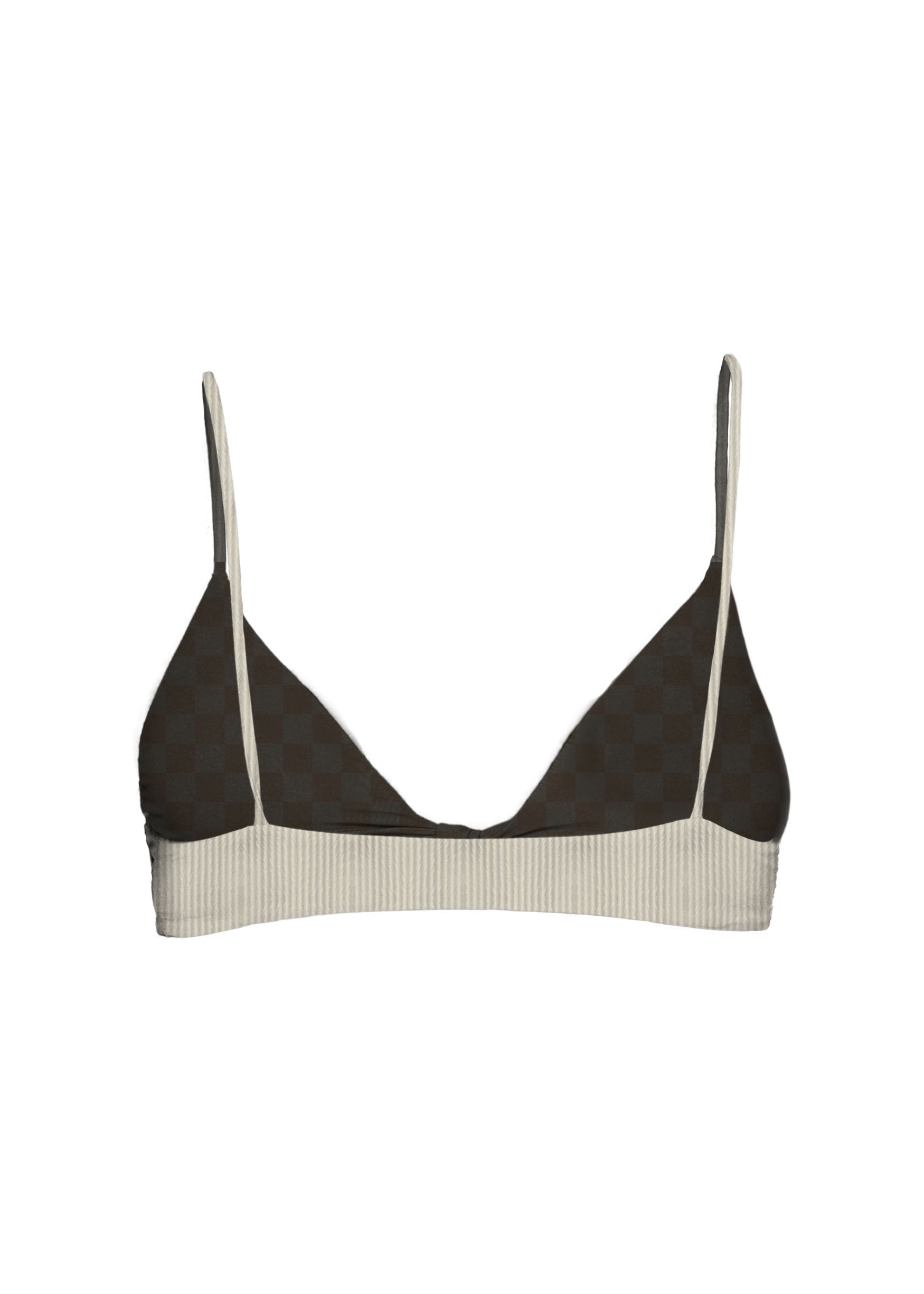 MAI Knot Top (Twilight Petal, Retro Check, Skipper Ribbed, Almond)