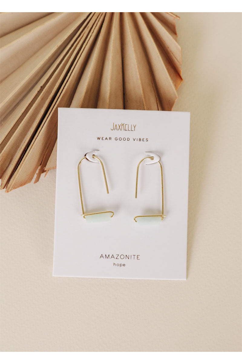 Amazonite Drop Earring
