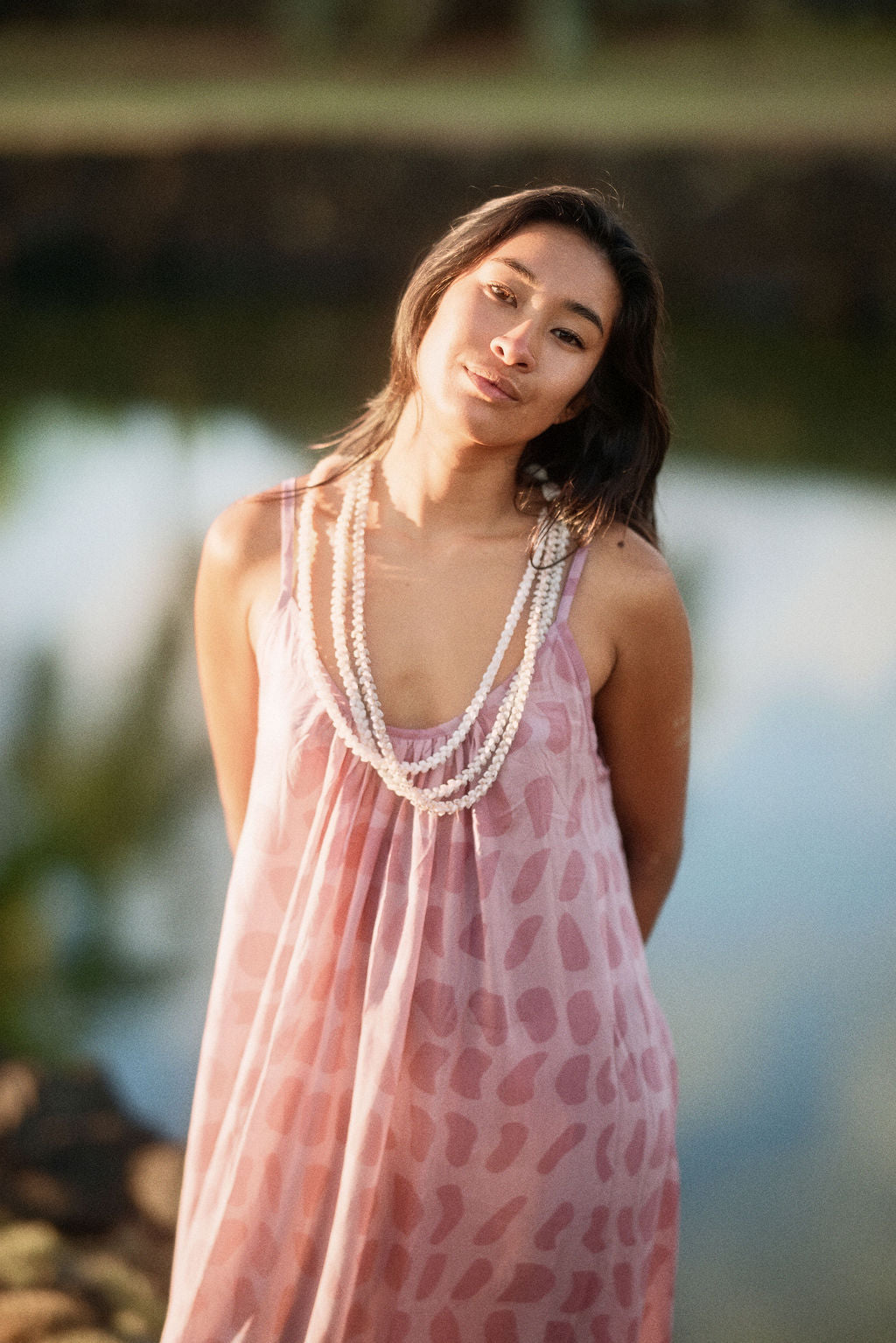 Tina Maxi Dress Print - Hebrew Rose
