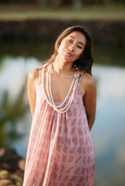 Tina Maxi Dress Print - Hebrew Rose