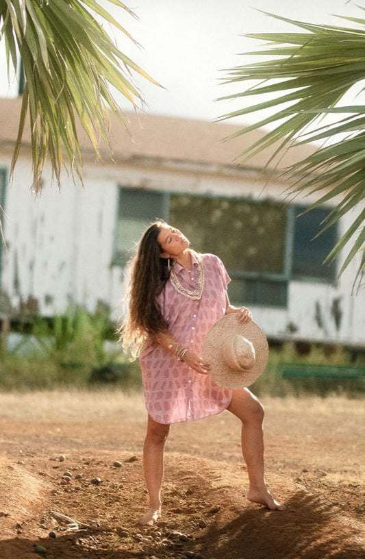Kahea Shirt Print Dress