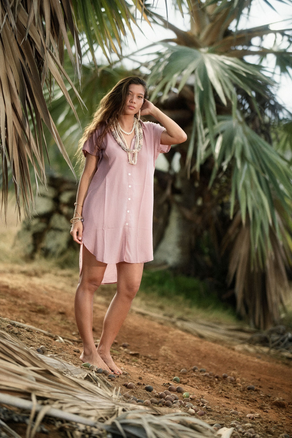 Kahea Shirt Dress