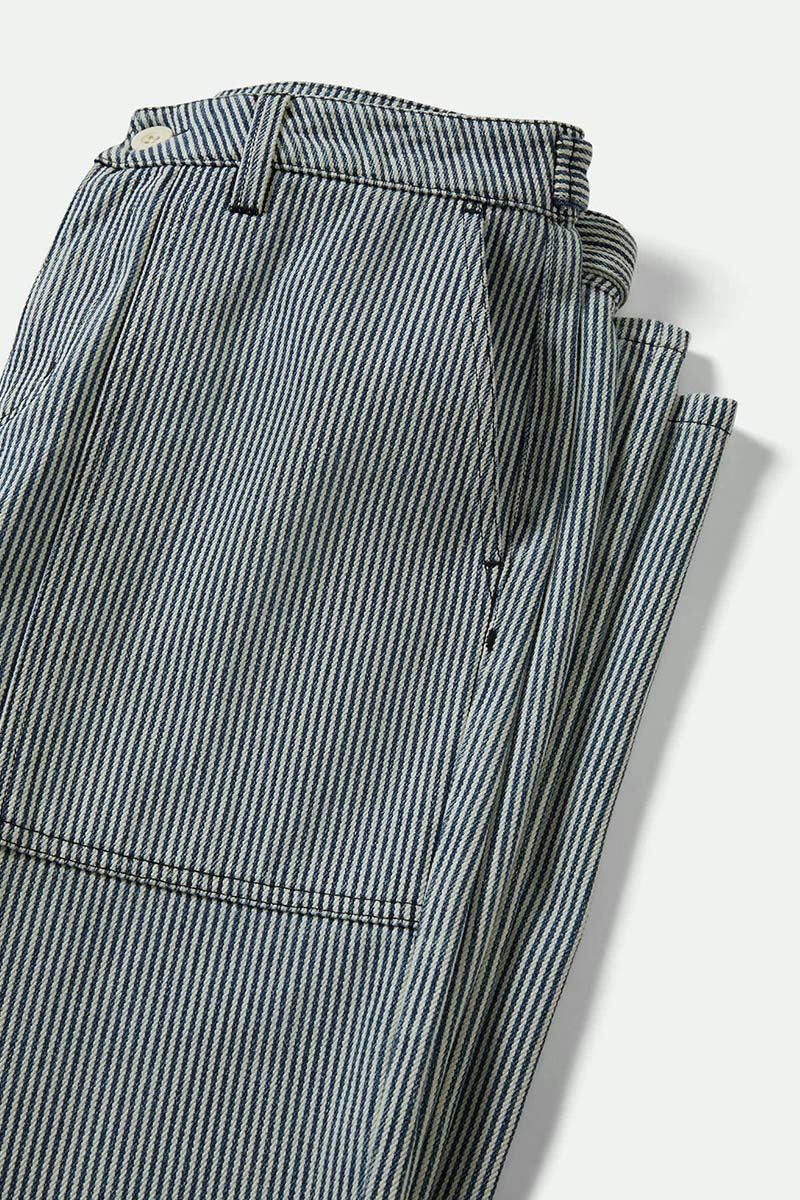 BRIXTON Jane Utility Pant (Off White/Indigo)