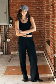 BRIXTON Pointelle Lounge Pant (Black)