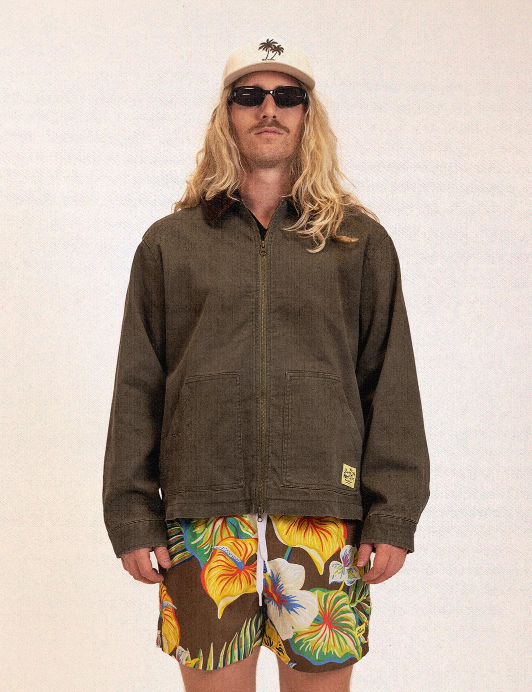 DUVIN Tropic Floral Short (Brown)