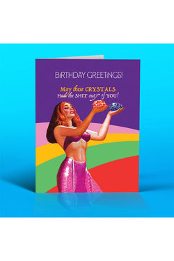 Bday Crystal Heal Card