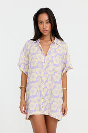 Benoa Aloha Shirt Dress (Aokis, Waikiki, Garden, Papeete)