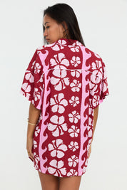 Benoa Aloha Shirt Dress (Aokis, Waikiki, Garden, Papeete)
