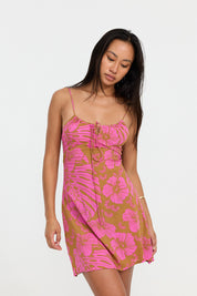 Benoa Jaden Mini Dress (Waikiki, Garden)