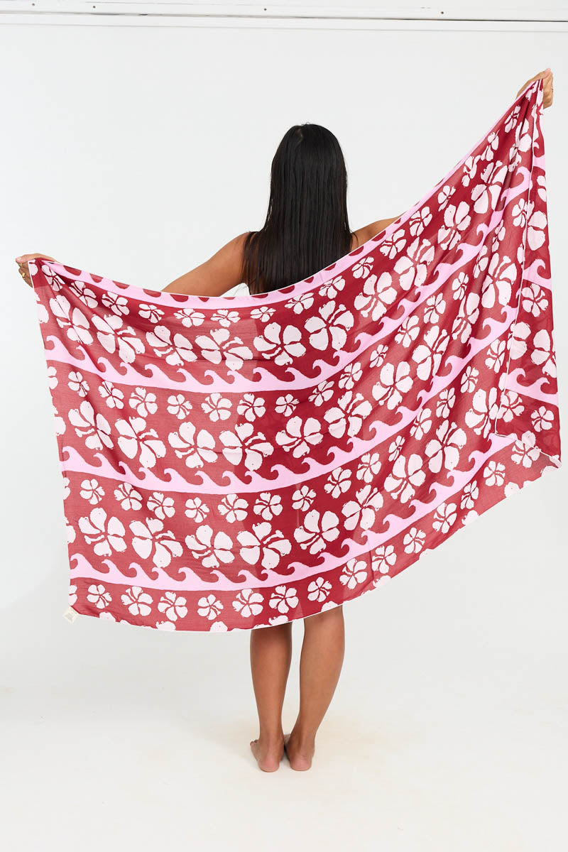 Benoa Pareo Swim Coverup (Aokis, Waikiki, Garden, Papeete)