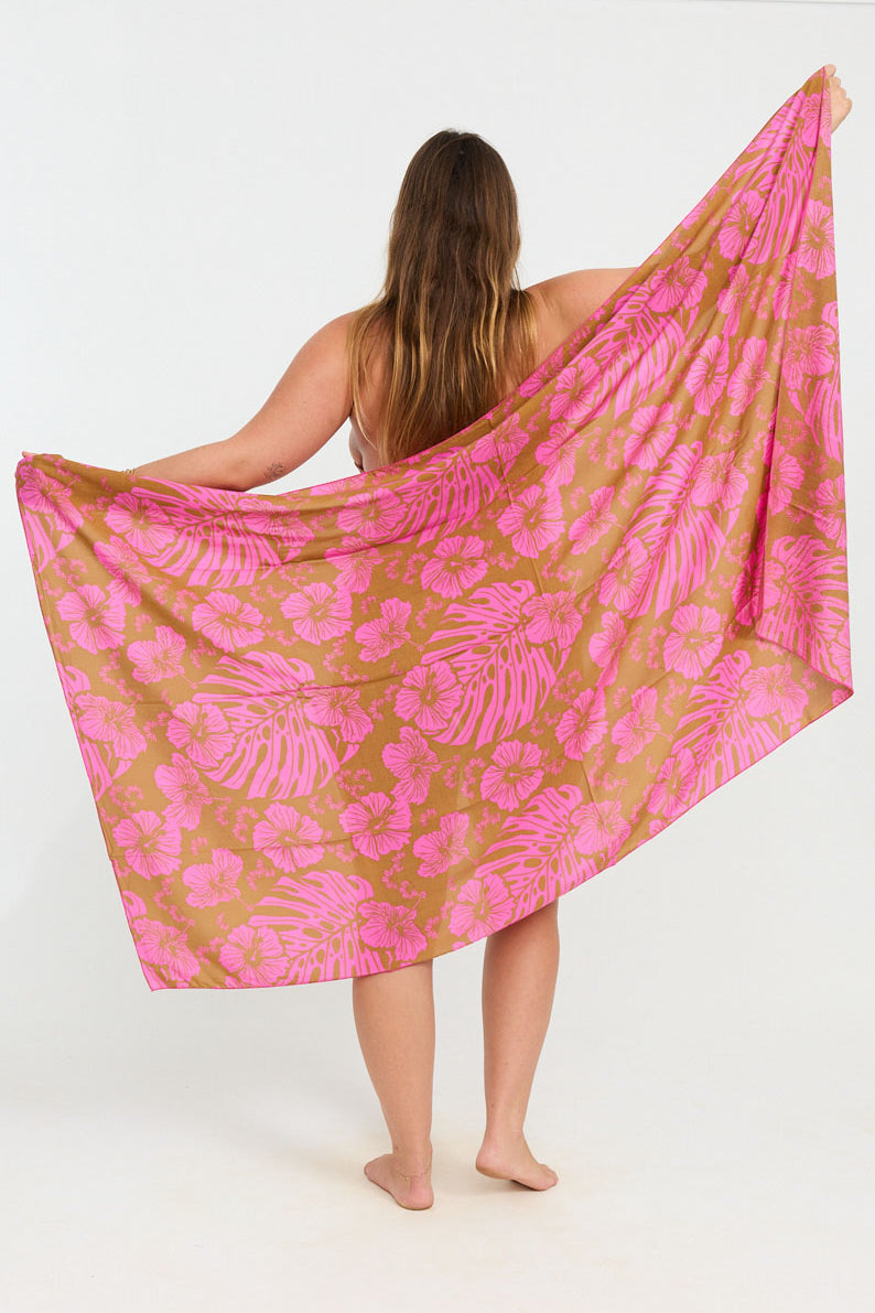 Benoa Pareo Swim Coverup (Aokis, Waikiki, Garden, Papeete)