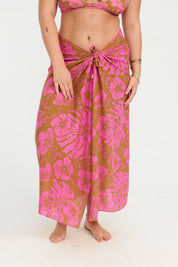 Benoa Pareo Swim Coverup (Aokis, Waikiki, Garden, Papeete)