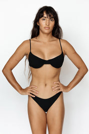 MAI Classic Bottom - Black Ribbed