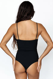 Everyday Bodysuit - Black Ribbed