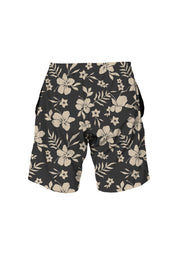 MAI Men's Everywear Short - Black Sundays, Pink Orchid