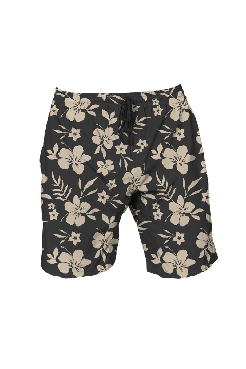 MAI Men's Everywear Short - Black Sundays, Pink Orchid
