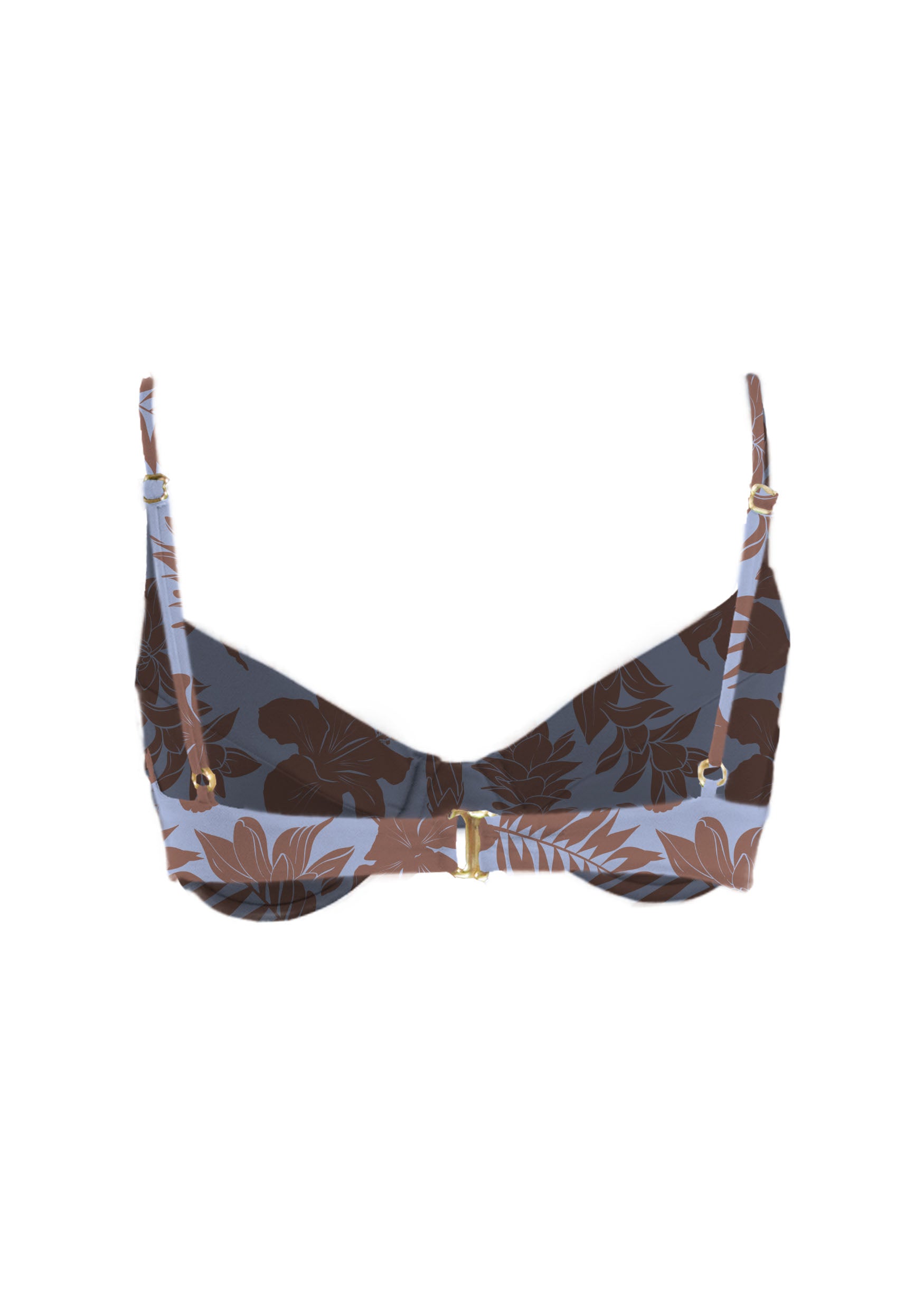 MAI Costa Top - Ice Panther, Blue Oasis