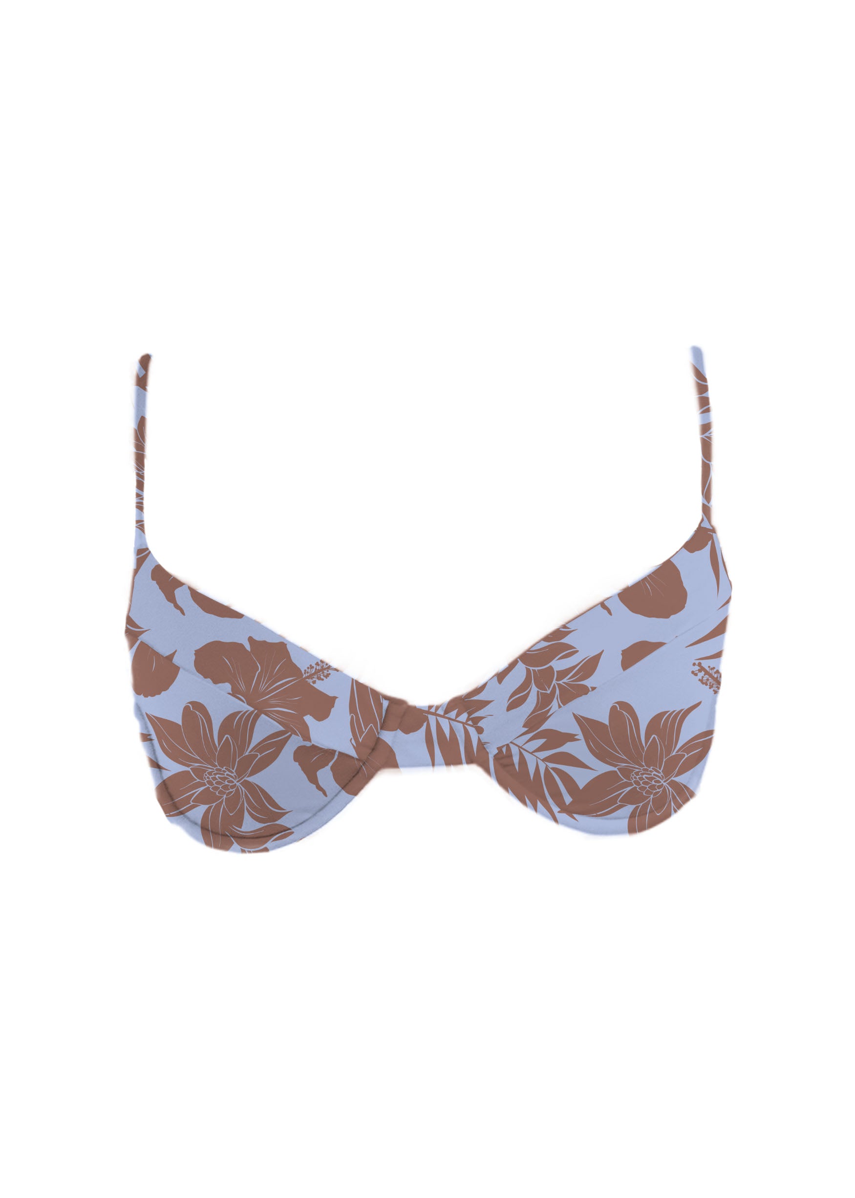 MAI Costa Top - Ice Panther, Blue Oasis