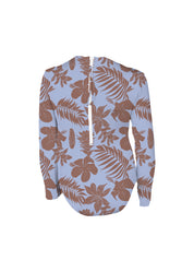 MAI Littles Long Sleeve Bodysuit - Ice Panther, Blue Oasis, Pearl Python