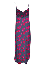 MAI Aria Maxi - Slip Dress (Bluestone, Pink Sundays)