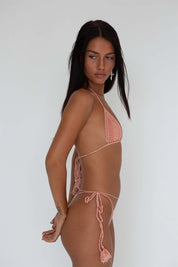 INDAH Bobbie Triangle Top - Pink Sand