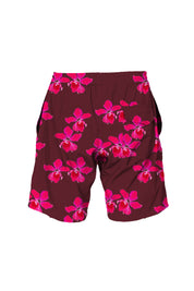 MAI Men's Everywear Short - Black Sundays, Pink Orchid