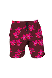 MAI Men's Everywear Short - Black Sundays, Pink Orchid