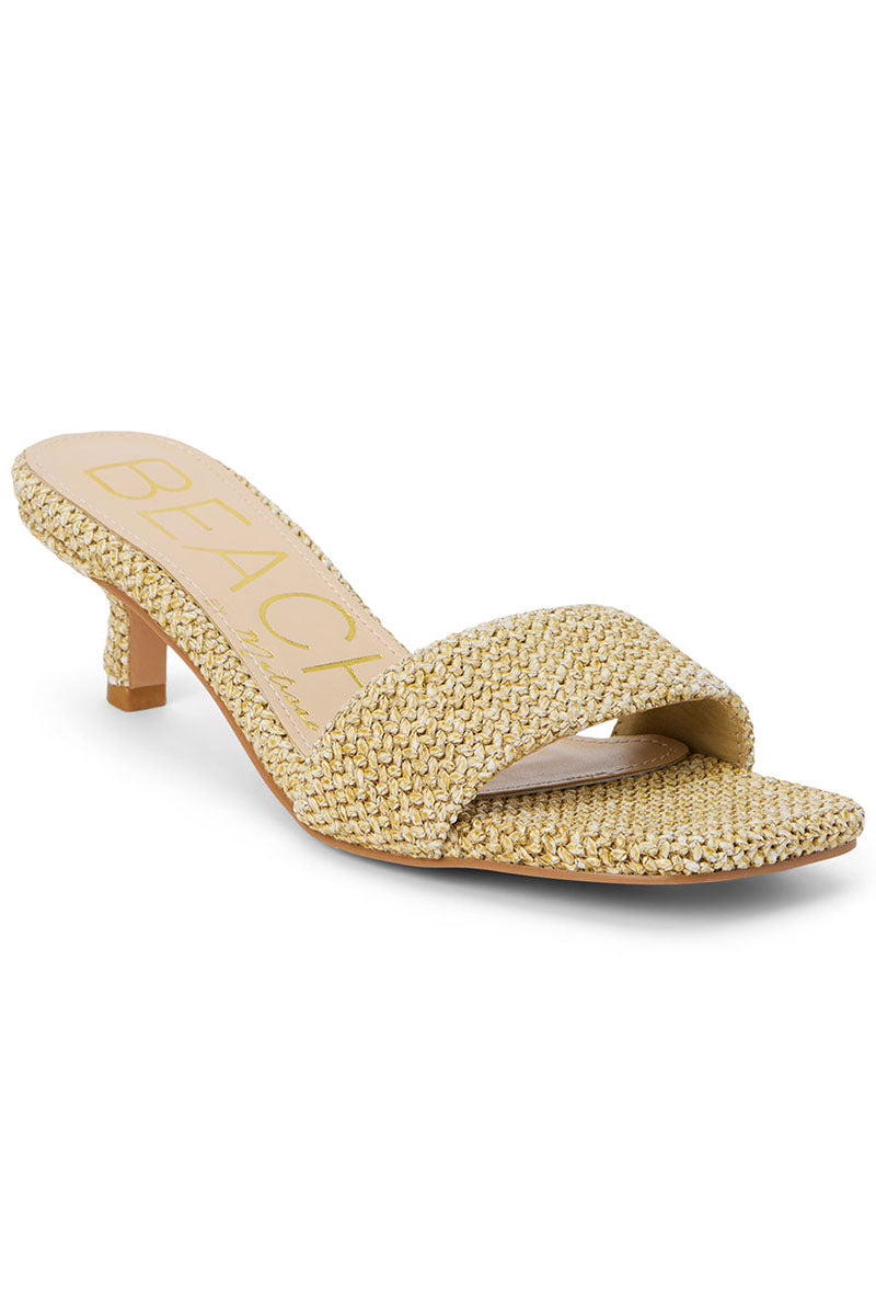 Matisse Capricorn Kitten Heel Sandal (Natural)