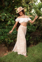 Maile Pant Print - Opihi Blush